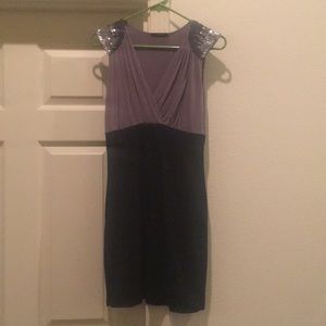 Sequined Shoulder Dress